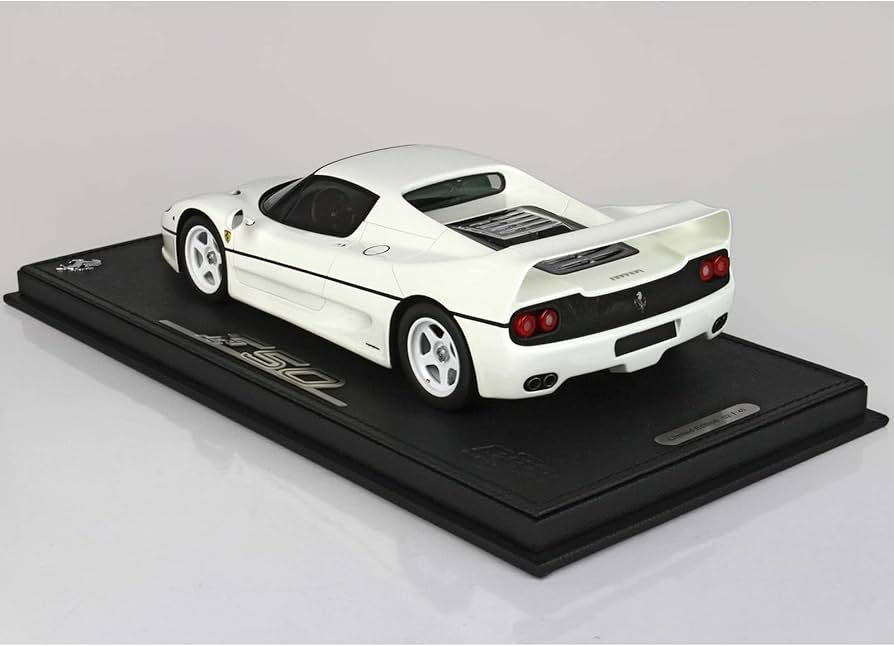 Amazon.com: BBR 1995 F50 Coupe Avus White with Display CASE