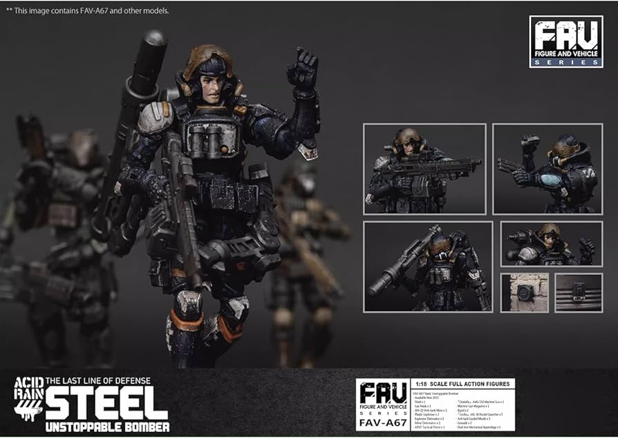 Amazon | HiPlay TOY ALLIANCE 1/18 ACID RAIN FAV-A67 スチール、全能