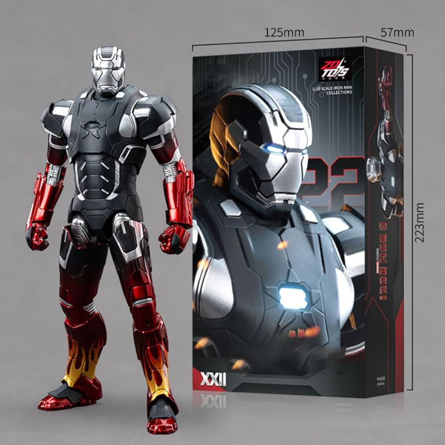 Amazon.com: HiPlay ZD Toys 1/10 Iron Man MK22 Non-Luminous 1906-22