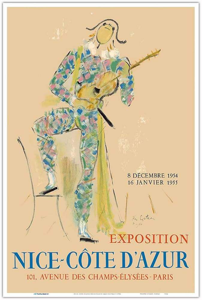 Amazon｜Nice, Cote D'Azur Exhibition Salons De La TWA ポスター