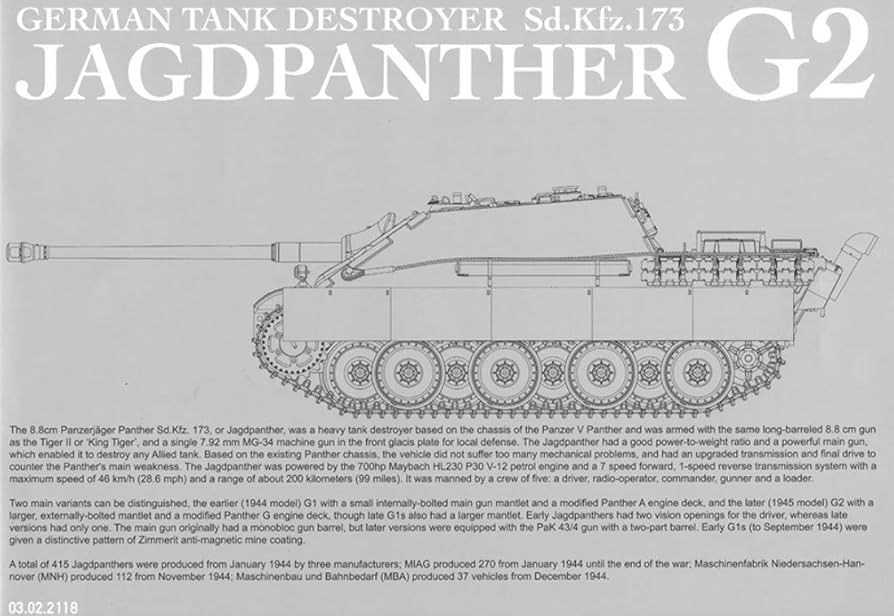 Amazon.com: Takomu 1/35 German Heavy Tank Destroyer Sd.Kfz.173