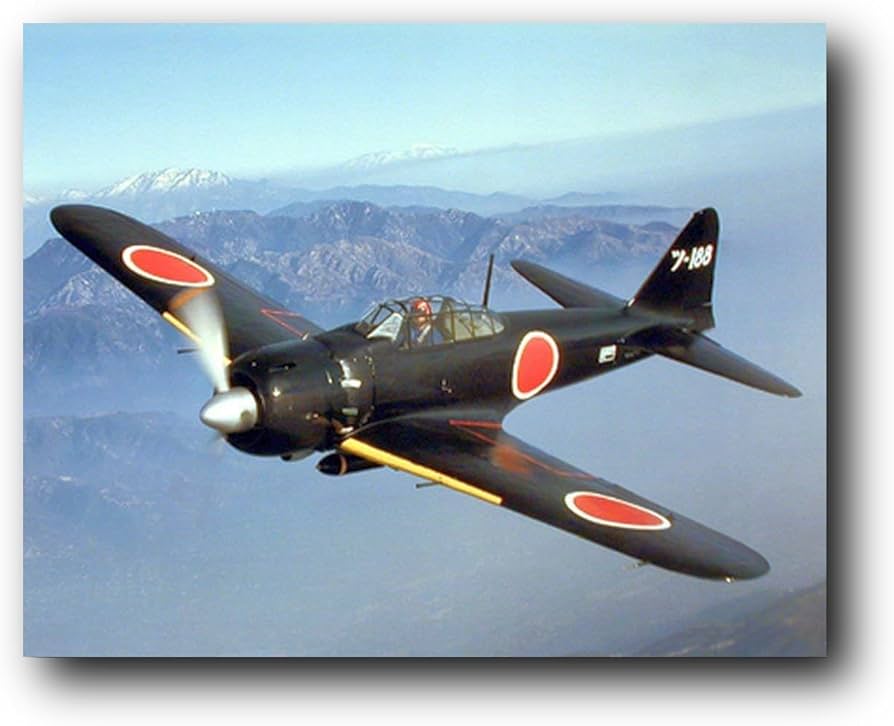 Amazon.com: Impact Posters Gallery Japanese Zero A6M Zero WWII