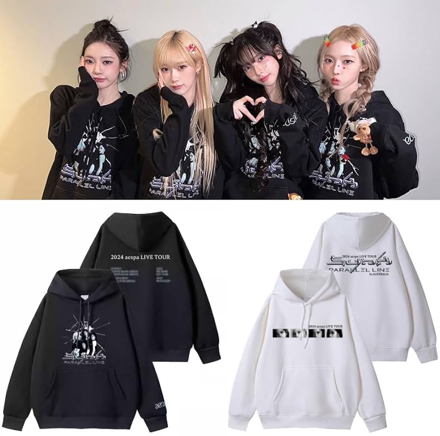 Amazon.co.jp: AESPA グッズ パーカー 2024ツアー SYNK Hyper Parallel
