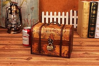 Amazon｜Kwueiitアンティーク調 木箱 レトロ風 収納箱 雑貨 高さのある