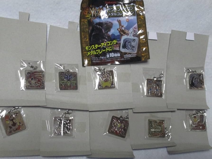 Amazon | モンハン アイコンメタルコレクション 全10種 キーホルダー