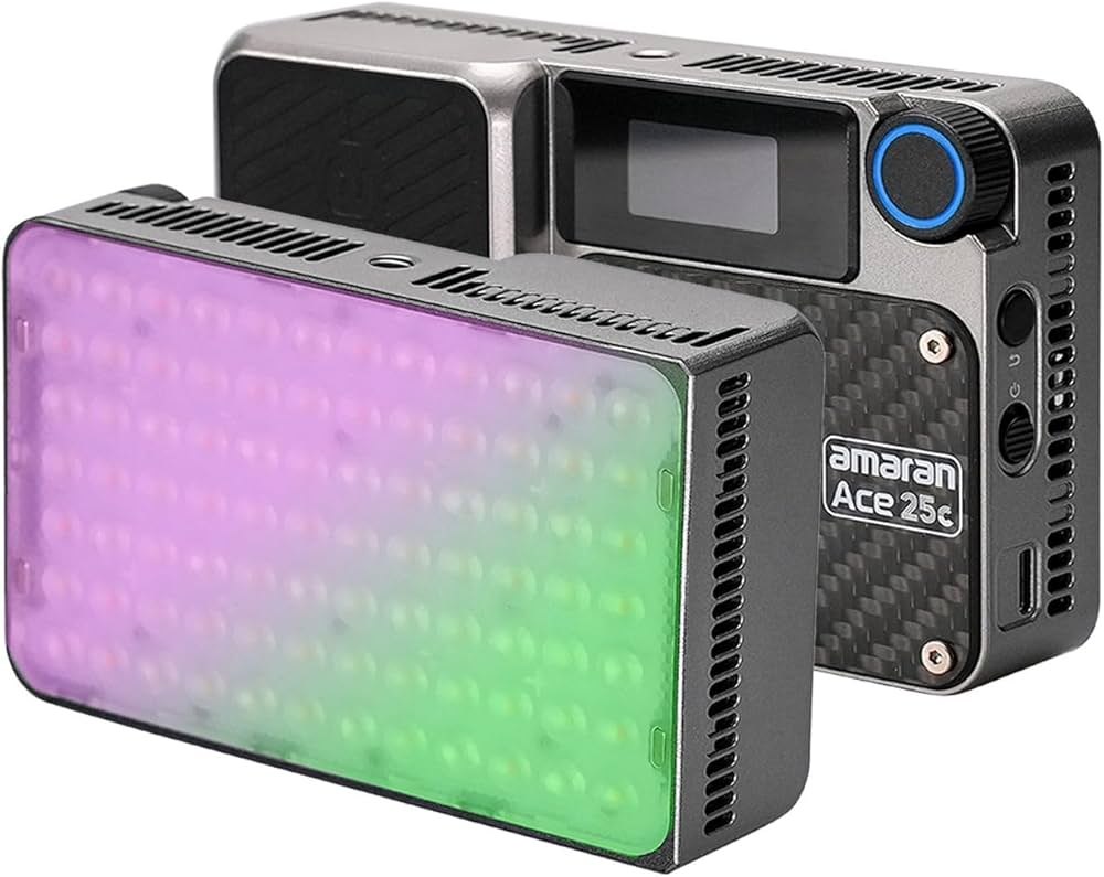 Amazon | Amaran Ace 25c オンカメラ LED ビデオライト、25w CCT 2300K