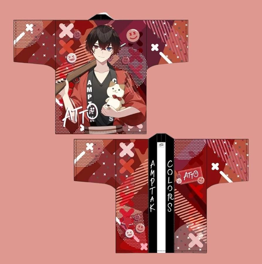 Amazon.co.jp: AMPTAKxCOLORS フルグラフィック法被 虹 ver. あっと