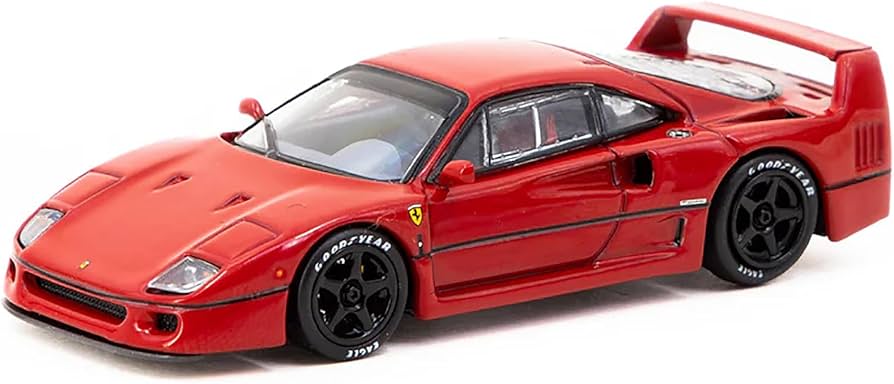 Amazon | Tarmac 1/64 フェラーリ F40 ライトウェイト レッド