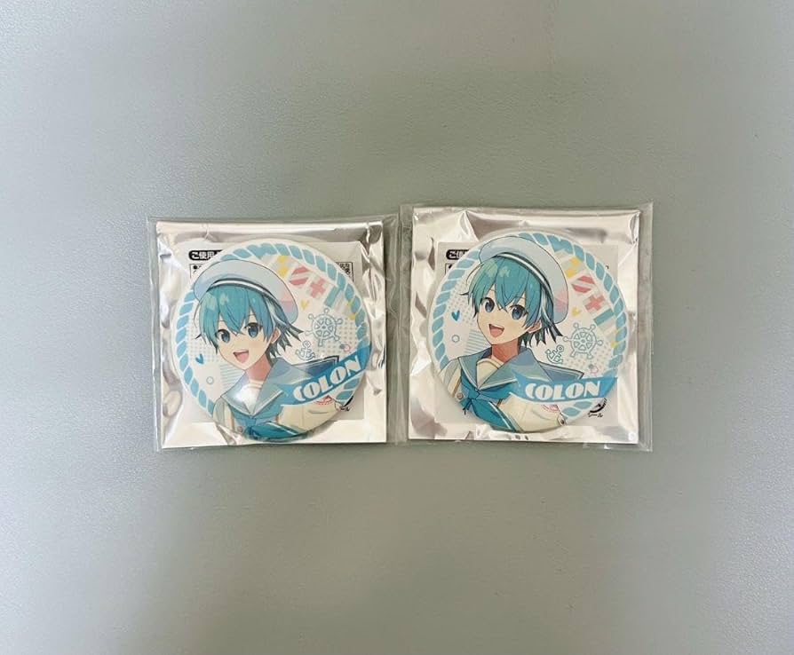 Amazon.co.jp: すとぷり 2023夏 ころんくん 缶バッジ マリン D2I6