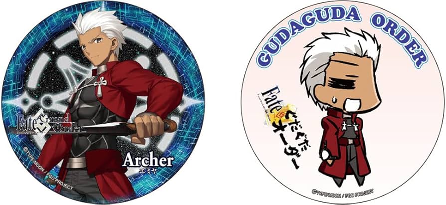 Amazon | Fate/Grand Order アーチャー/エミヤ 缶バッジセット第2弾I