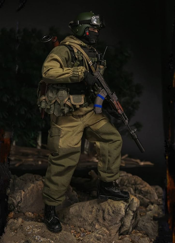 Amazon.co.jp: 1/6スケール ミリタリーアクションフィギュア ロシア軍