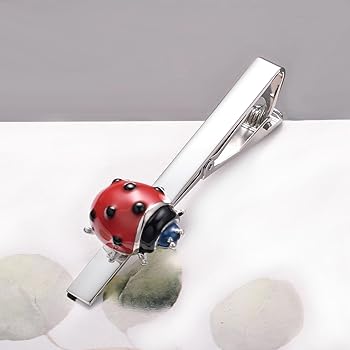 Amazon | RunootPR ネクタイピン てんとうむし メンズ シルバー 御洒落