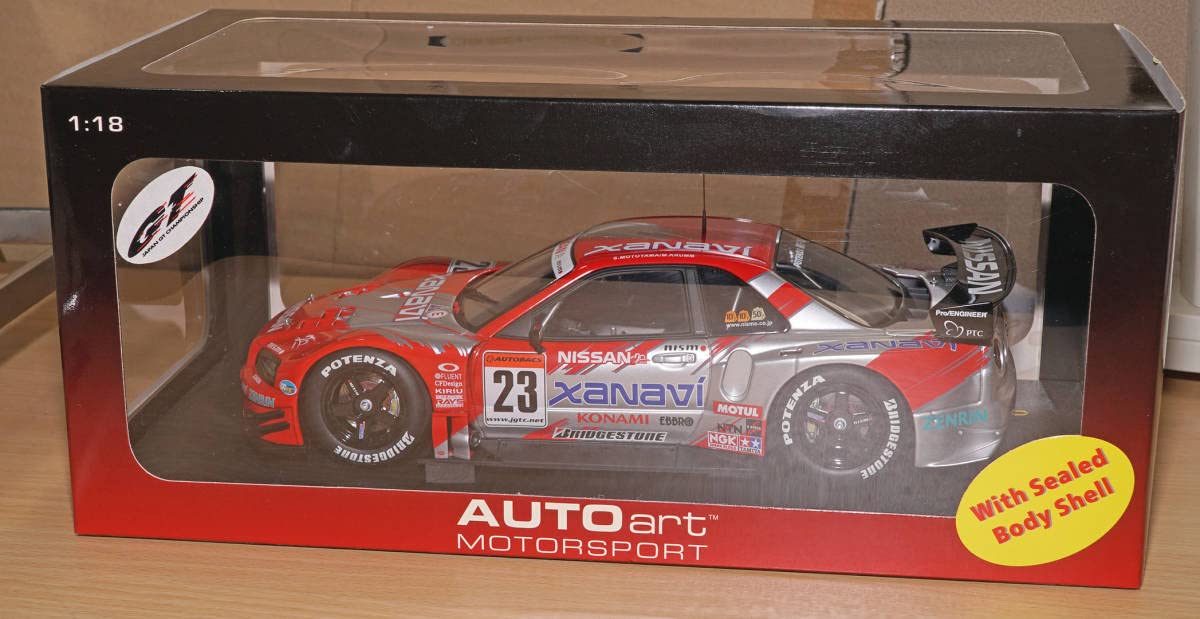 Amazon.co.jp: 1/18 オートアート JGTC 2003 XANAVI NISMO GT-R ＃23