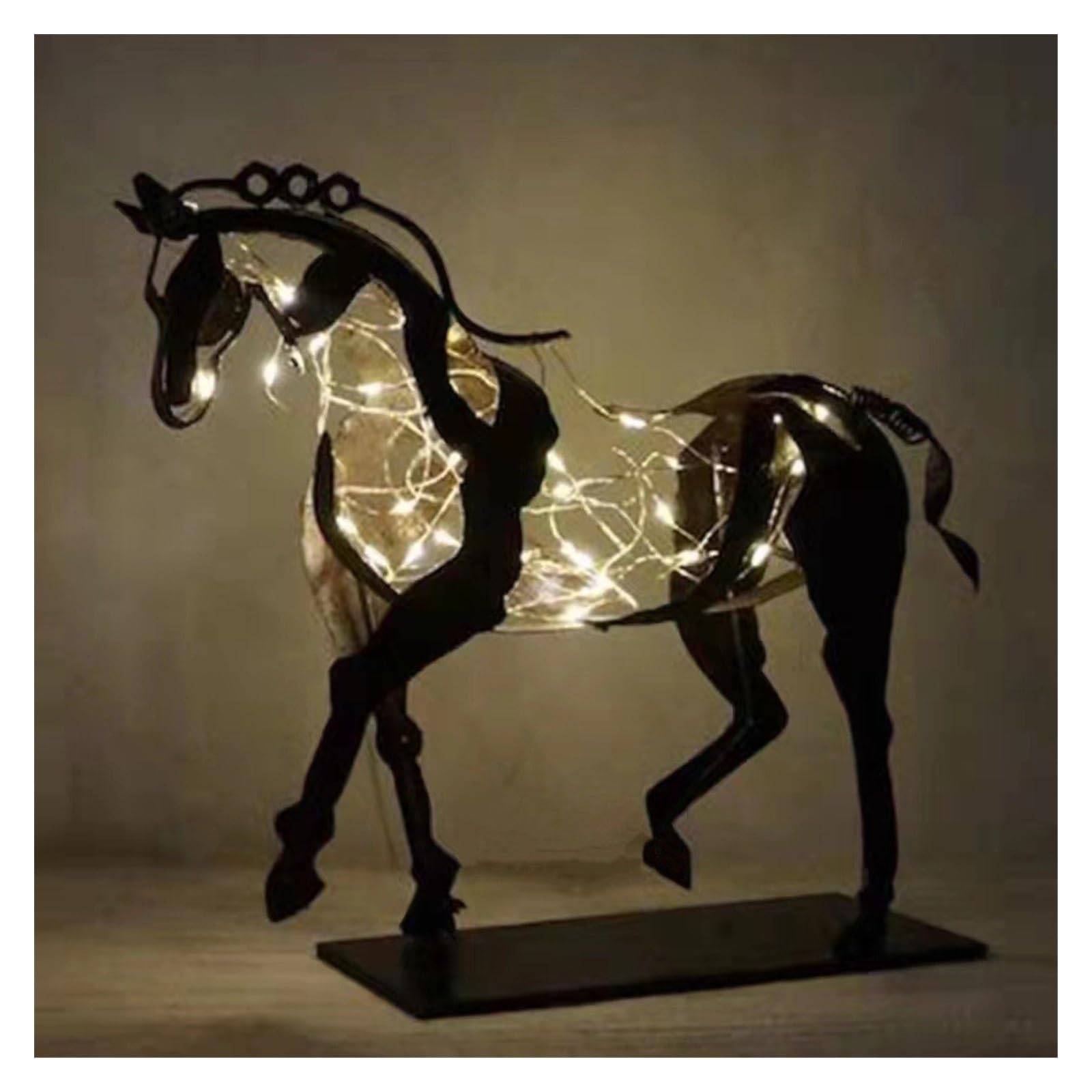 Amazon.co.jp: 装飾像馬メタル立体透かしアドニス馬彫刻メタル
