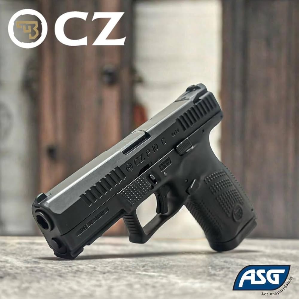 Amazon.co.jp: ASG CZ P-10C ガスブローバック 樹脂スライド JP ver