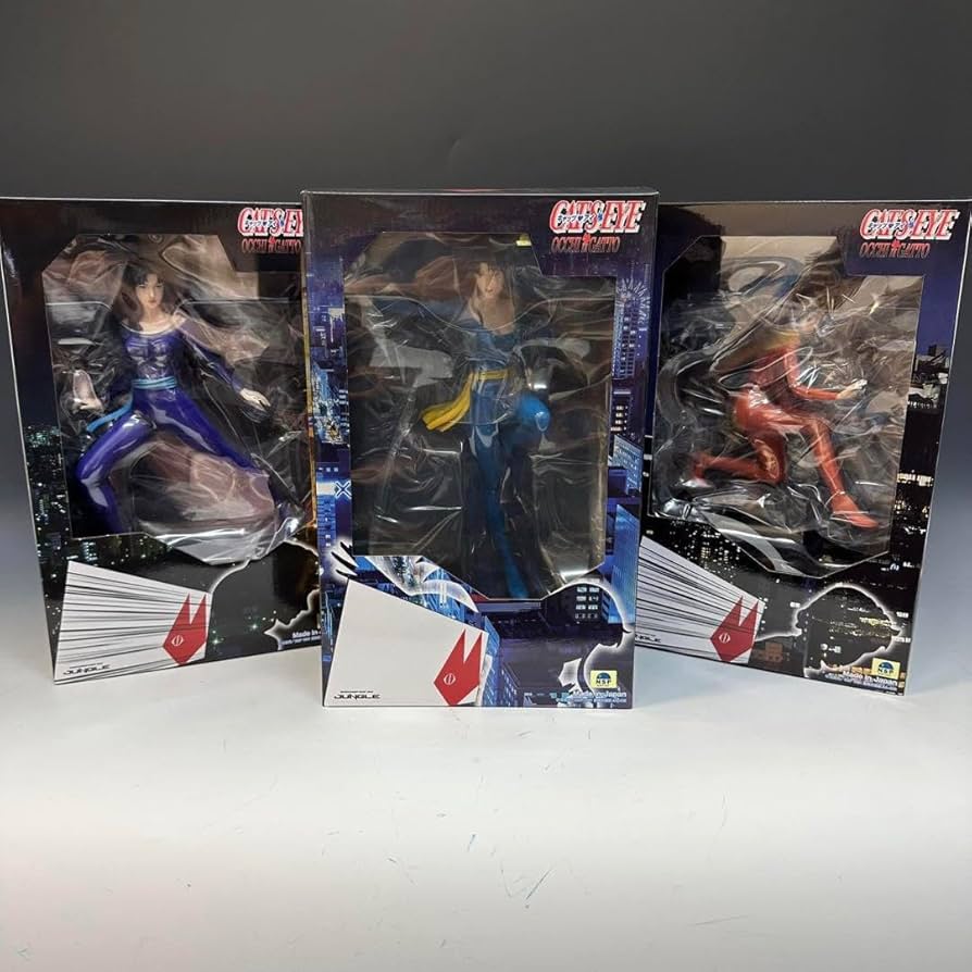 Amazon.co.jp: キャッツアイ フィギュア 3体セット 瞳 泪 愛 ホビー