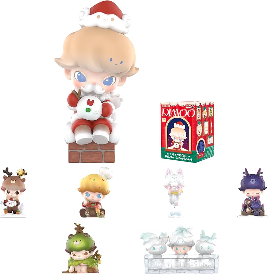 Amazon.co.jp: POP MART DIMOO 雪だるまのブラインドボックス