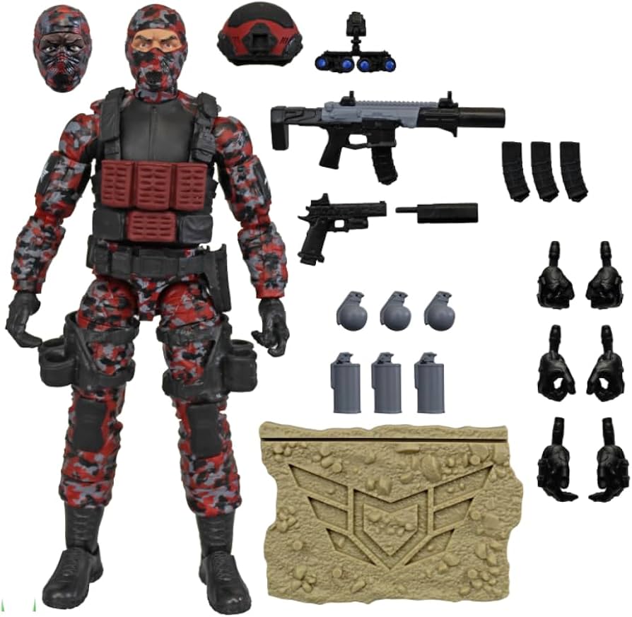 Amazon.com: Action Force Valaverse Series 5.1 Crimson Shadow