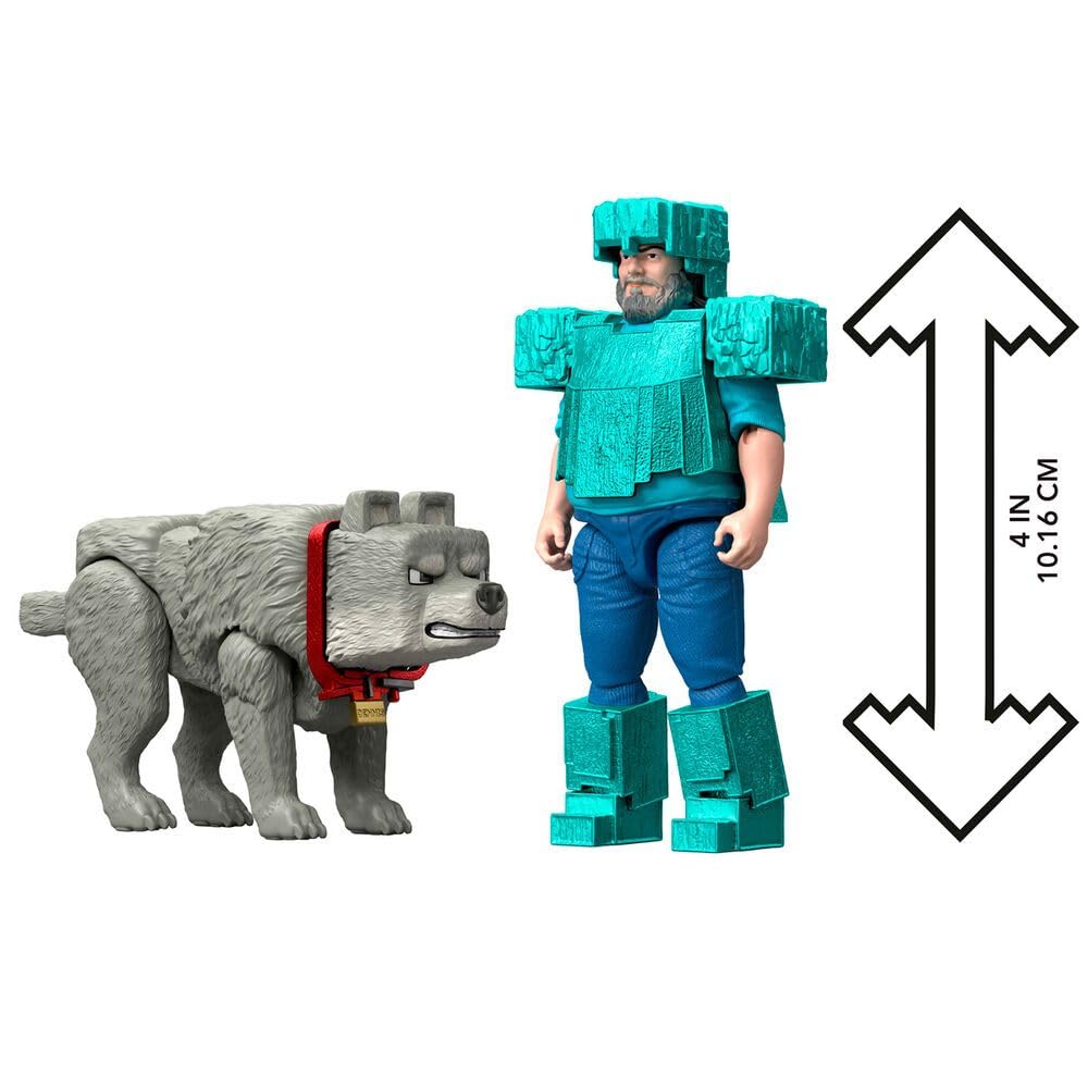 Amazon.com: Mattel Minecraft 4-inch A Minecraft Movie Steve in