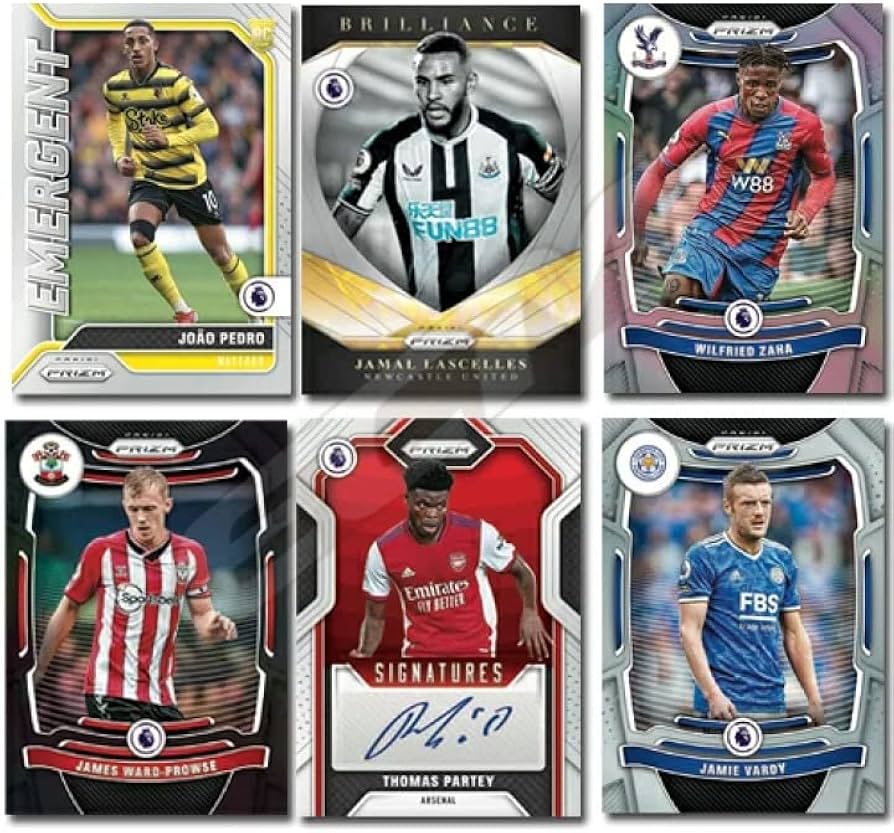 Amazon.co.jp: 2021-22 Panini Prizm Premier League Soccer Card