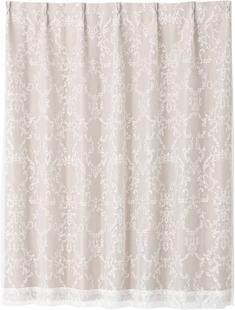 Amazon｜Francfranc フランフラン ブリス×ルシーラ ダブル カーテン