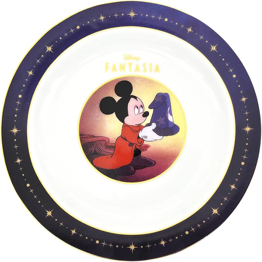 Amazon.co.jp: ディズニー 「 ファンタジア 」 ミッキーマウス 皿