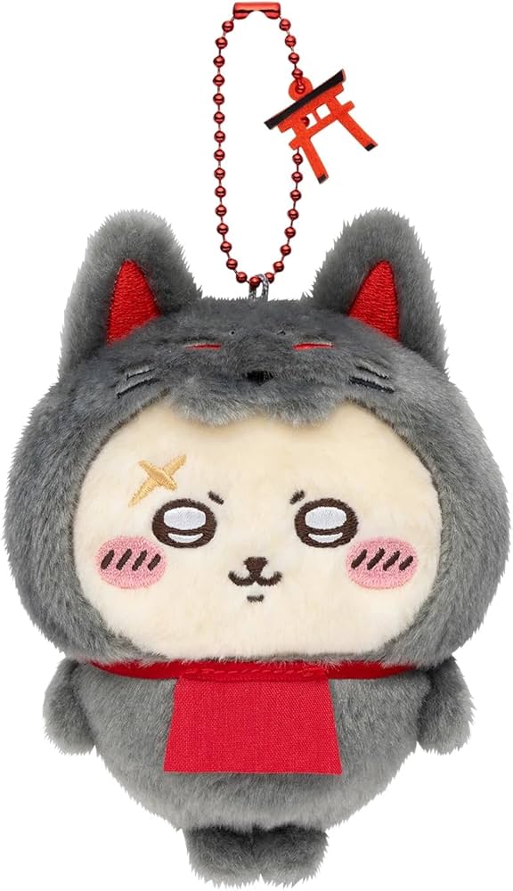 Amazon.co.jp: ちいかわもぐもぐ本舗 伏見稲荷なマスコット ぬいぐるみ