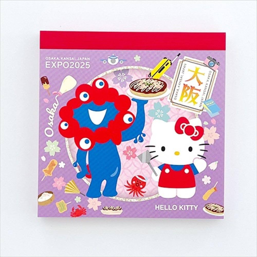 Amazon.co.jp: EXPO2025 サンリオキャラクターズ スクエアメモ帳