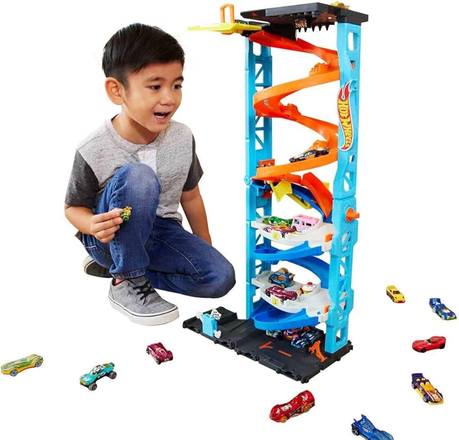 Amazon | ホットウィール(Hot Wheels) トランスフォーム レースタワー