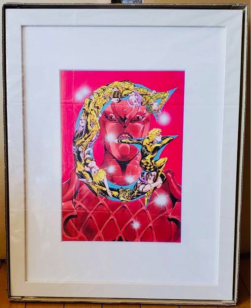 Amazon.co.jp: 荒木飛呂彦原画展 高級複製原画 5部 黄金の風 ジョジョ