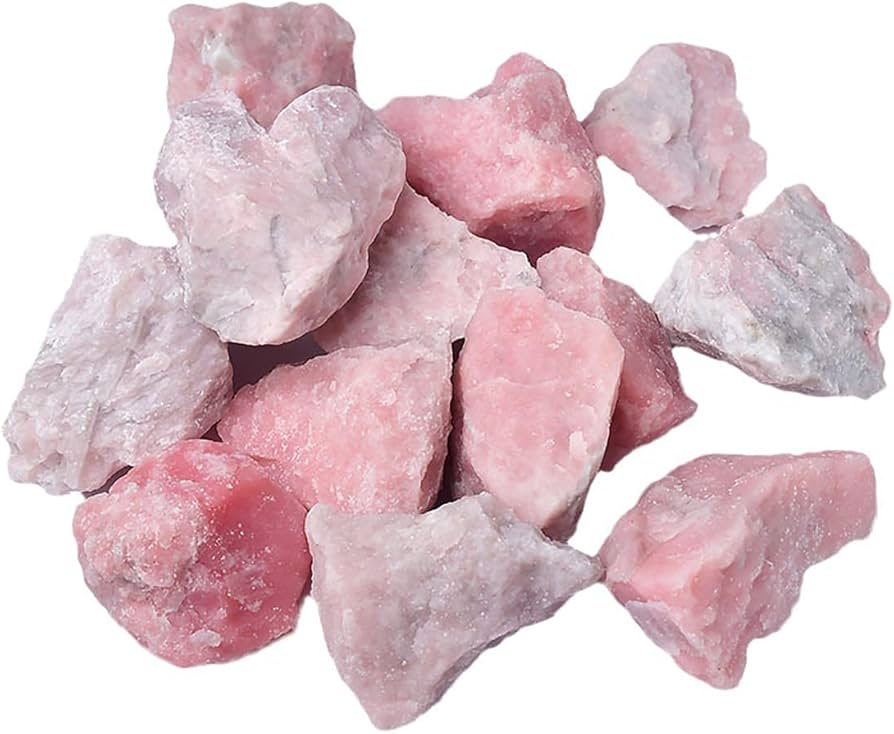 Amazon.co.jp: SUKIMIND 400gセット ピンクオパール 原石 天然石 かち