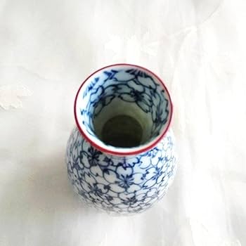 Amazon.co.jp: 京焼 清水焼 平安正峰造 染付桜詰酒器 7点セット 貴