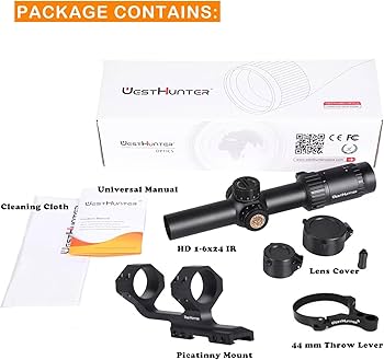 Amazon.co.jp: WestHunter Optics HD 1-6x24 IR LPVO ライフルスコープ