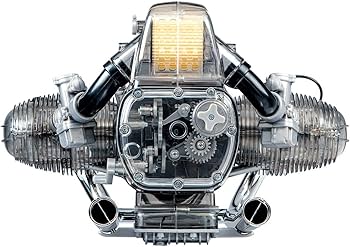 Amazon.com: Franzis BMW R/90-S Flat Twin Engine Model Kit with