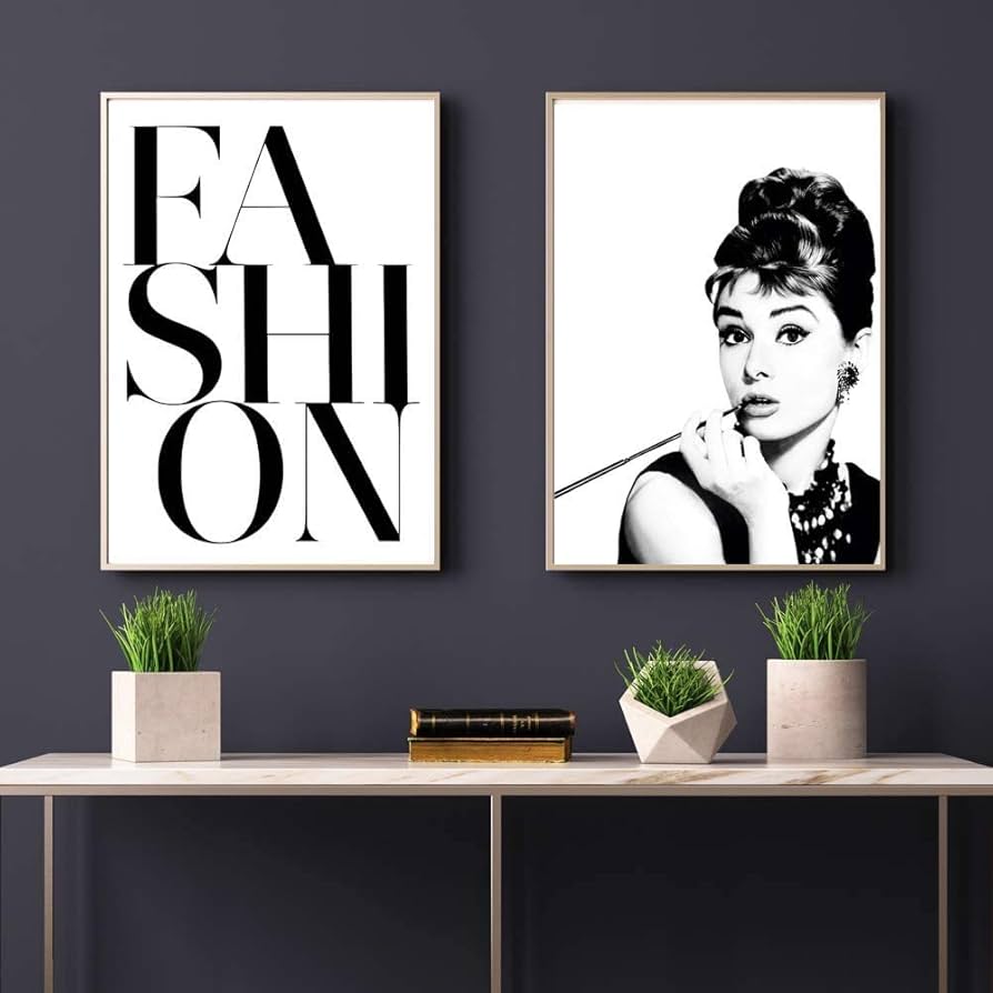 Amazon.co.jp: オードリーヘップバーン ポスター 北欧 おしゃれ 油絵