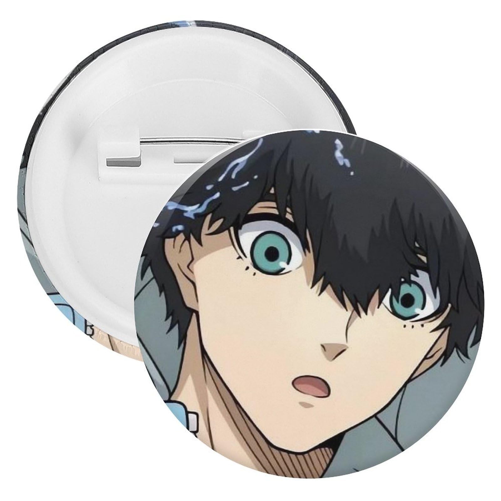 Amazon.co.jp: ブルーロック 二子 一揮 缶バッジ ばね針式 同人グッズ