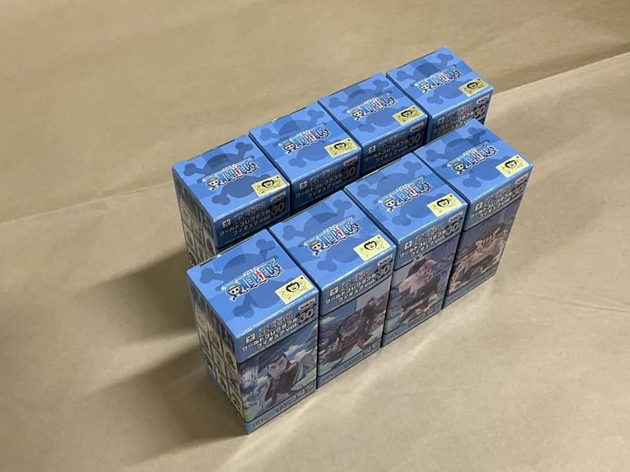 Amazon | 未開封 箱難 全8種 セット ワンピース ワールド コレクタブル