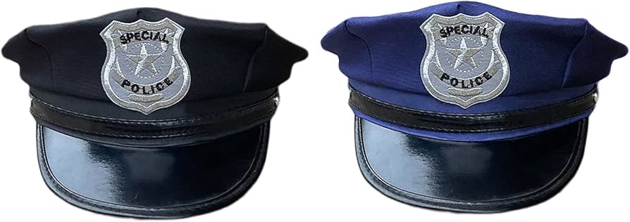 Amazon.co.jp: 警察の警官の帽子コスプレ 警官の帽子 警官の衣装帽子
