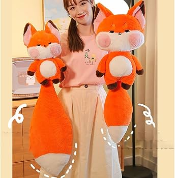 Amazon｜[LSDZW] キツネ ぬいぐるみ 可愛い キツネ 狐 抱き枕 リアル