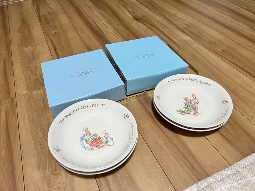 Amazon | ピーターラビット パスタカレー皿 2枚セット pr271br-3