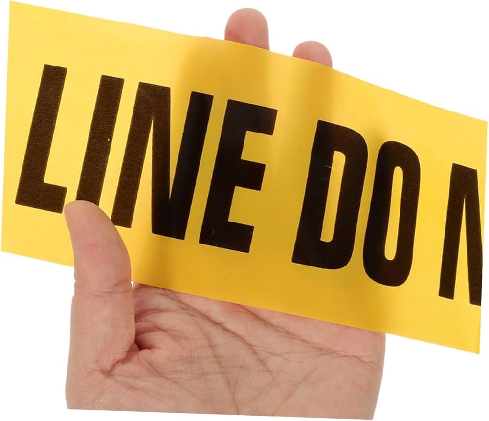 Amazon.co.jp: ULTECHNOVO 警察ライン非粘着テープロール 危険区域