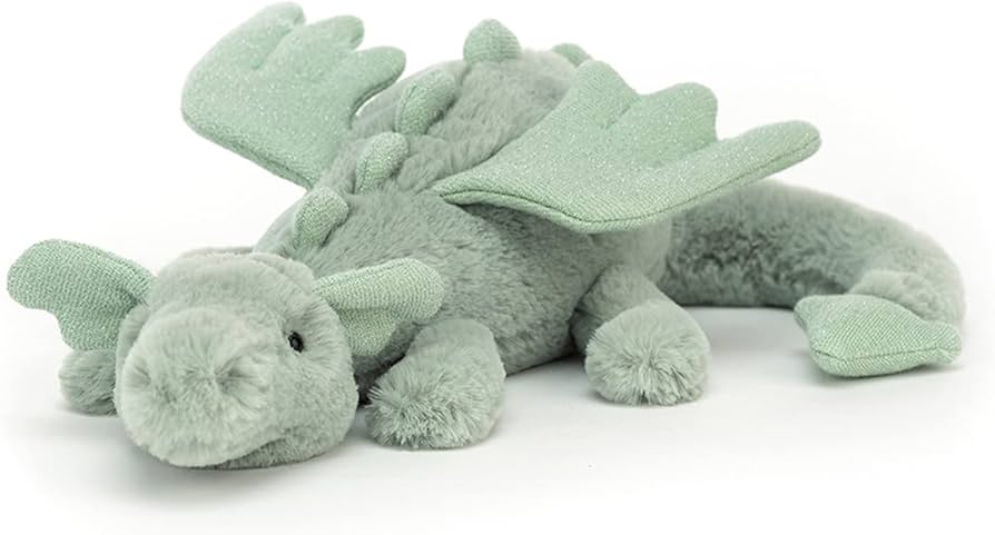 Amazon.com: Jellycat Sage Dragon Stuffed Animal, Huge 26 inches