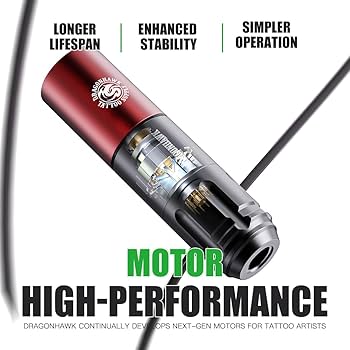 Amazon | Dragonhawk A1初心者タトゥーキット、コードレスコンプリート