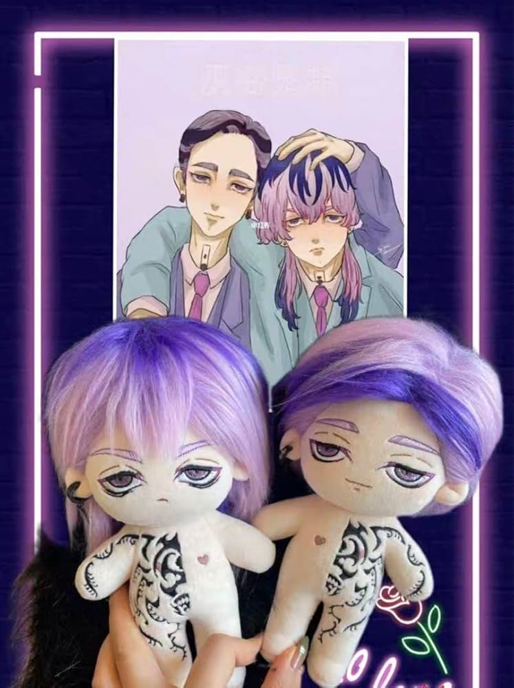 Amazon.co.jp: 灰谷蘭 灰谷竜胆 灰谷兄弟ペア レア 20cm ぬいぐるみ