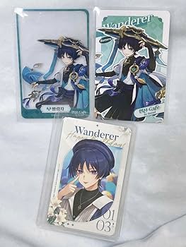 Amazon.co.jp: 原神 カフェ 韓国 誕生日記念 数量 放浪者set : ホーム