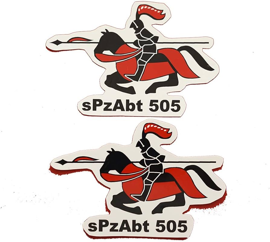 Amazon.co.jp: puikko シールタイプステッカー 第505重戦車大隊マーク