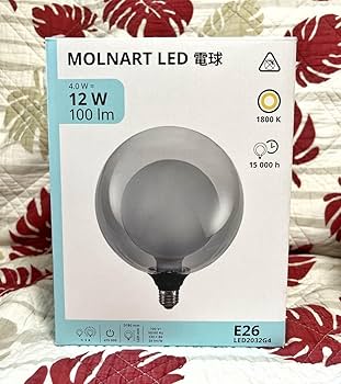 Amazon.co.jp: MOLNART モールナルト 電球 E26 100ルーメン, 球2重