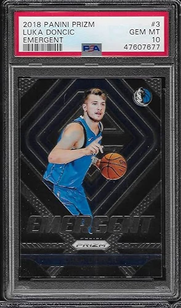 Amazon.com: PSA 10 LUKA DONCIC ROOKIE CARD PANINI EMERGENT #3