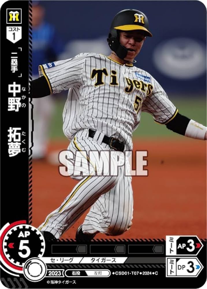 Amazon.co.jp: ドリームオーダー CSD01-T07 中野 拓夢 阪神タイガース