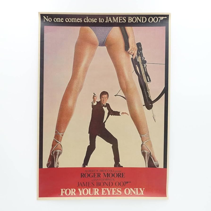 Amazon.co.jp: 映画 007 For Your Eyes Only レトロ風ポスター